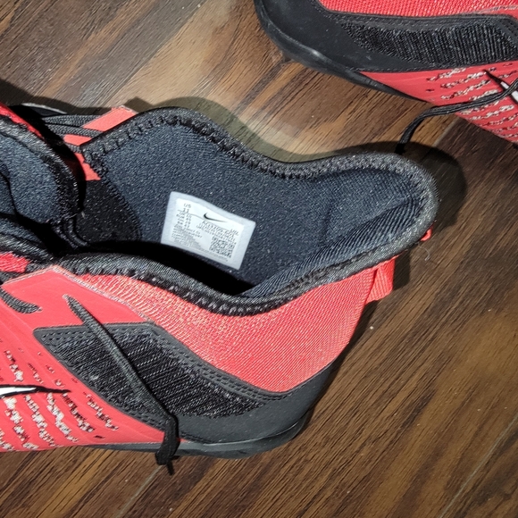 Euc Nike Red and Black Alpha Cleats. - Picture 6 of 7